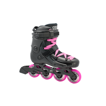 FR Skates - FRW 80 - Black-Pink - freeskate riedučiai