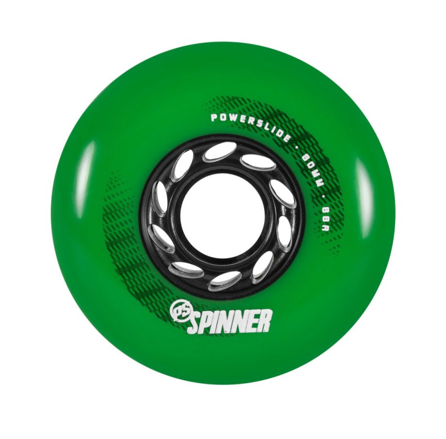 Powerslide - Spinner 80 Green - 88A - riedučių ratai